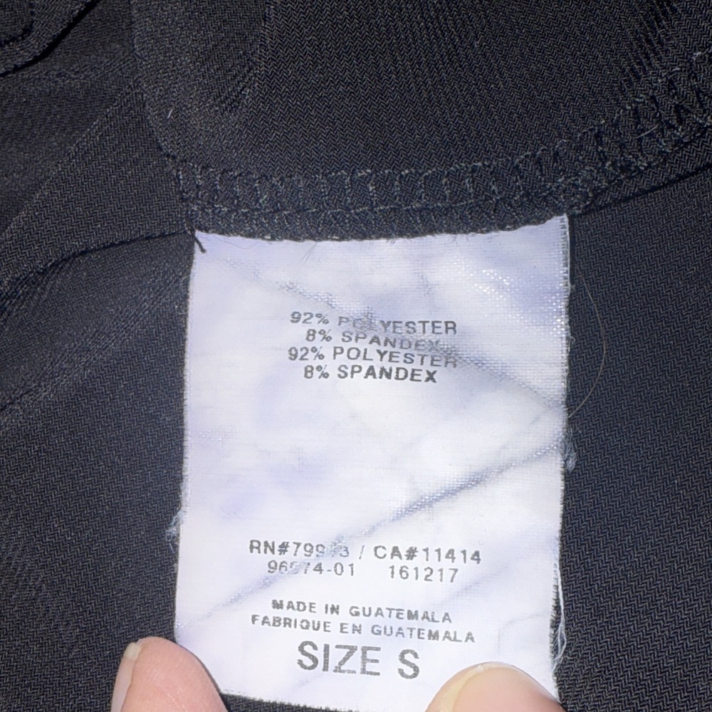 Motherhood Maternity Black Dress Size S 3/4 Sleeve with Waist Tie in Back - Picture 10 of 11